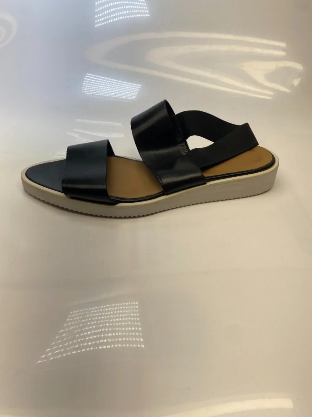 Everlane Womens Strap Pointy Toe Leather Black Sandal Sz 11